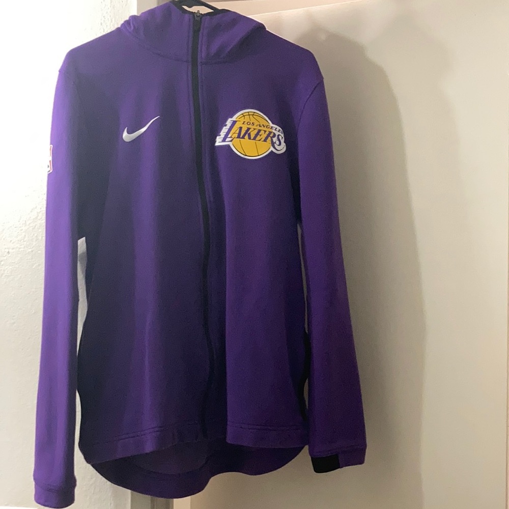 NIKE Lakers full zip hoodie